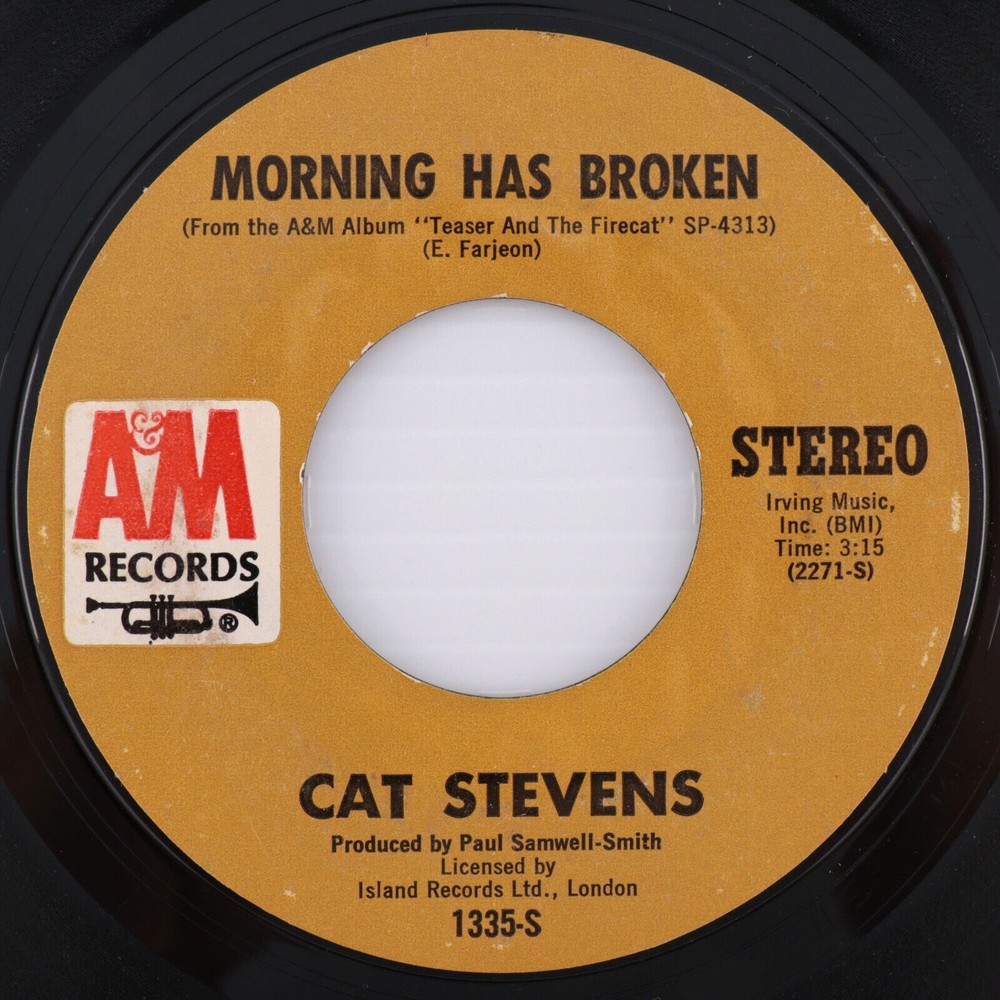 Cat Stevens – Morning Has Broken / I Want To Live In A Wigwam 45 rpm 7" Record